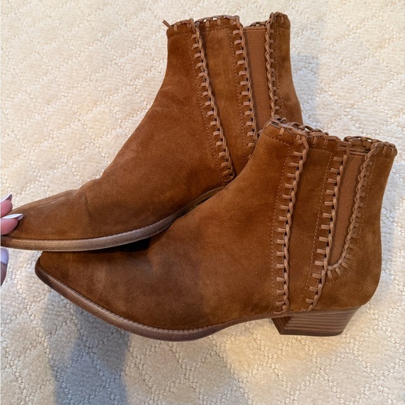 Michael Kors Collection Shoes - Womens‎ Michael Kors Collection Presley Pull On Stiched Ankle Boots, Size 41